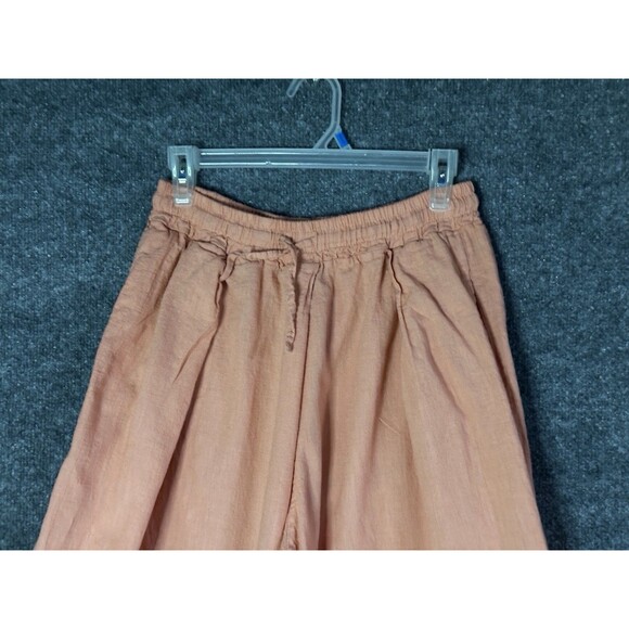 Acqua & Limone Florence Womens Linen Blend Wide Leg Pants Boho Size Small AO4004 - Picture 3 of 12